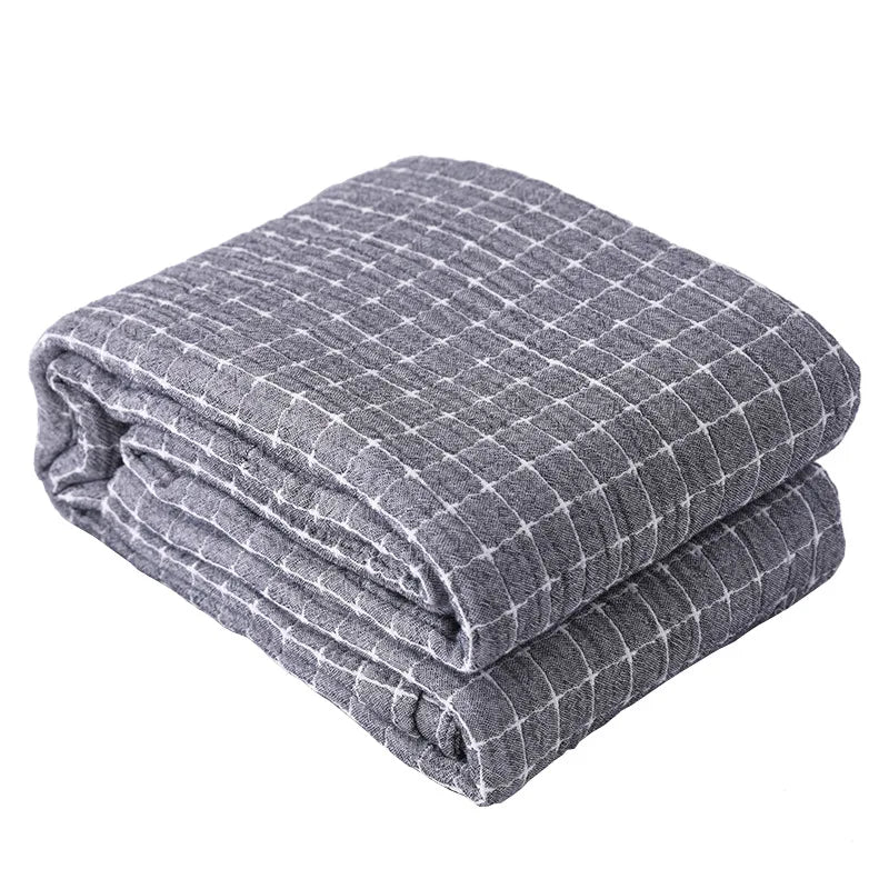 Avtoit | Simple Casual Cotton Blanket in Checkered Design – Soft and Comfortable for Your Home
