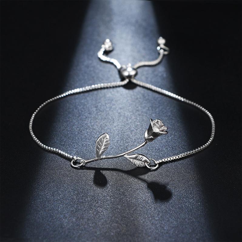 Avtoit | Rose Flower Charm Bracelet