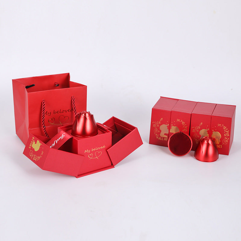 Avtoit | I love you roses bloom necklace in 100 languages gift set