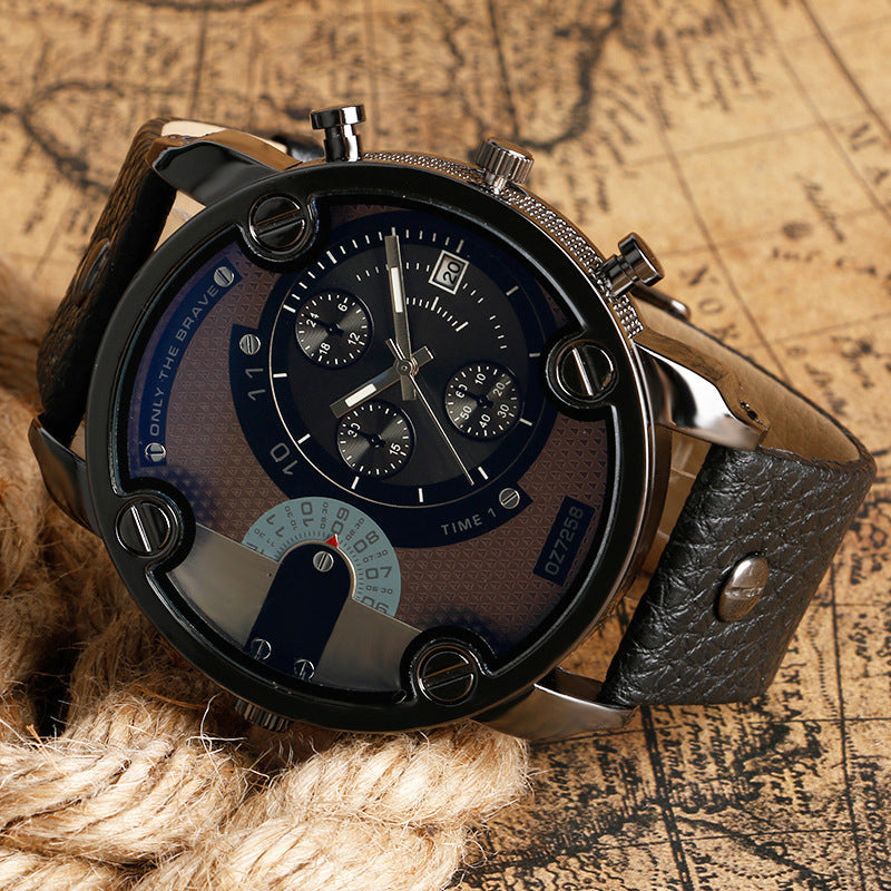 Avtoit | Men's Fashion Large Dial Style Steel Band Watch