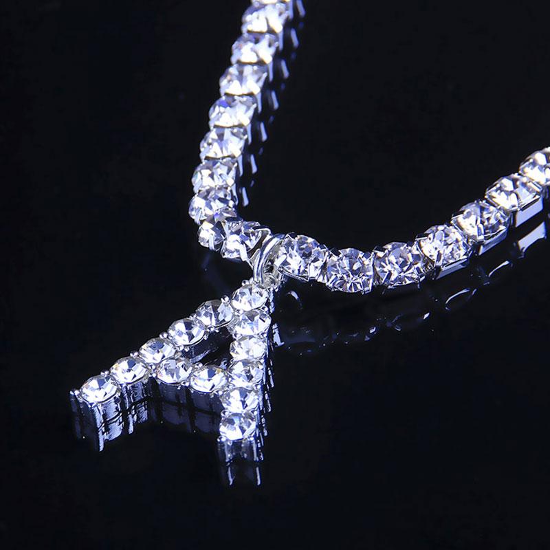 Avtoit | Rhinestone Letter Anklet