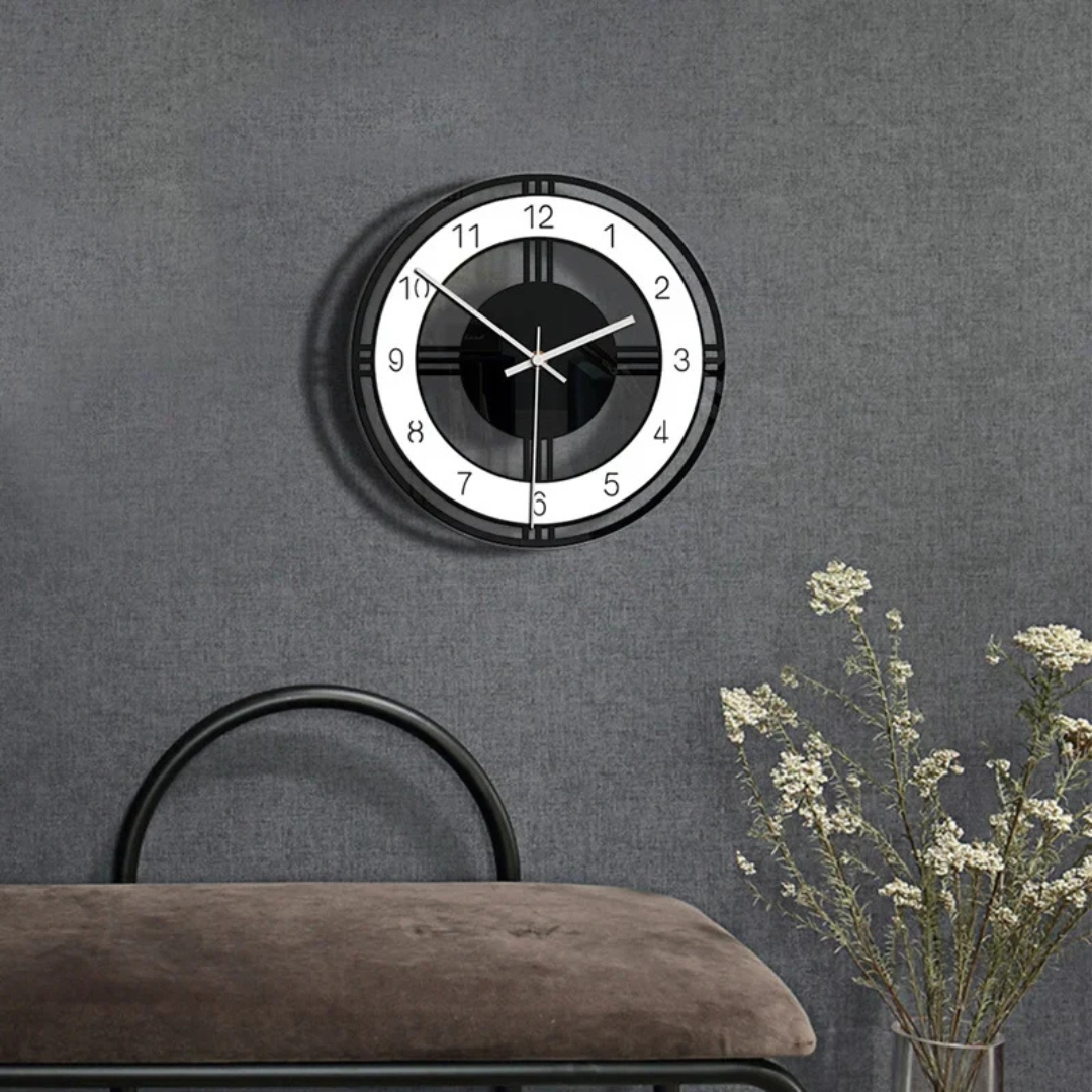 Avtoit | Large Wall Clock Black | Modern Wall Design