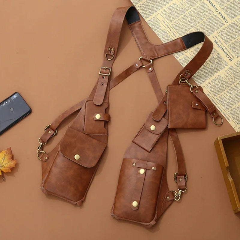 Avtoit | Medieval Steampunk Retro Shoulder Bag with Shoulder Strap