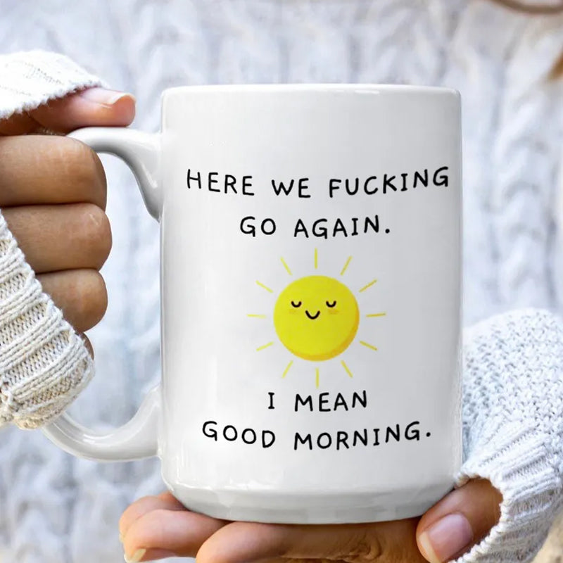 Ceramic Coffee Mug, Dishwasher and Microwave Safe, Gift for Coworkers
