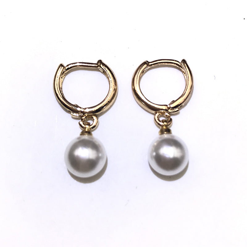 Avtoit | Minimalist Simulated Round Small Pearl Ear Cuff Earrings For Women