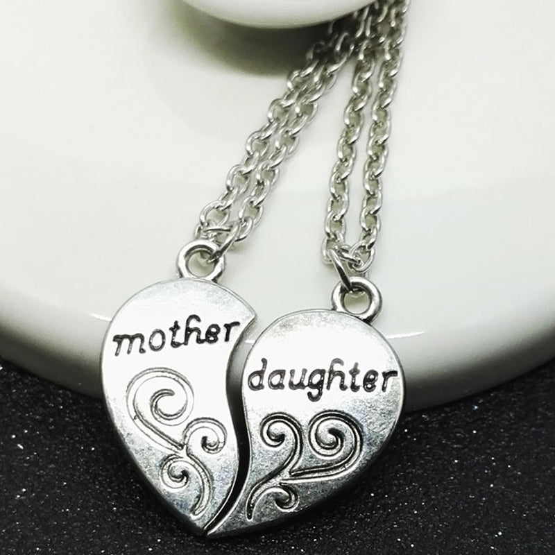 Avtoit | Mother and Daughter Heart Necklace