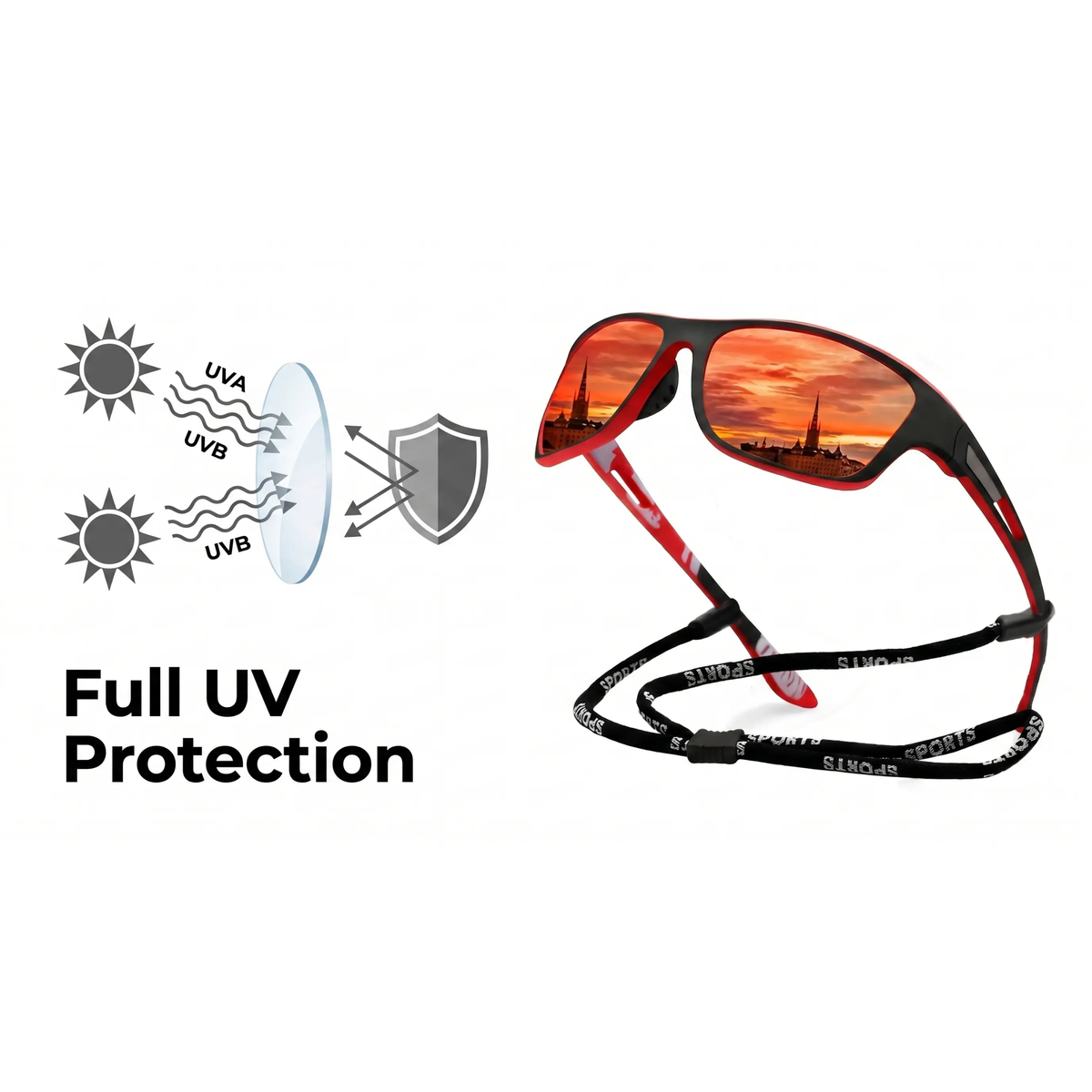 Avtoit | PolarSport PRO+ Professional Polarised Sports Sunglasses – UV Protection & Scratch-Resistant Lenses