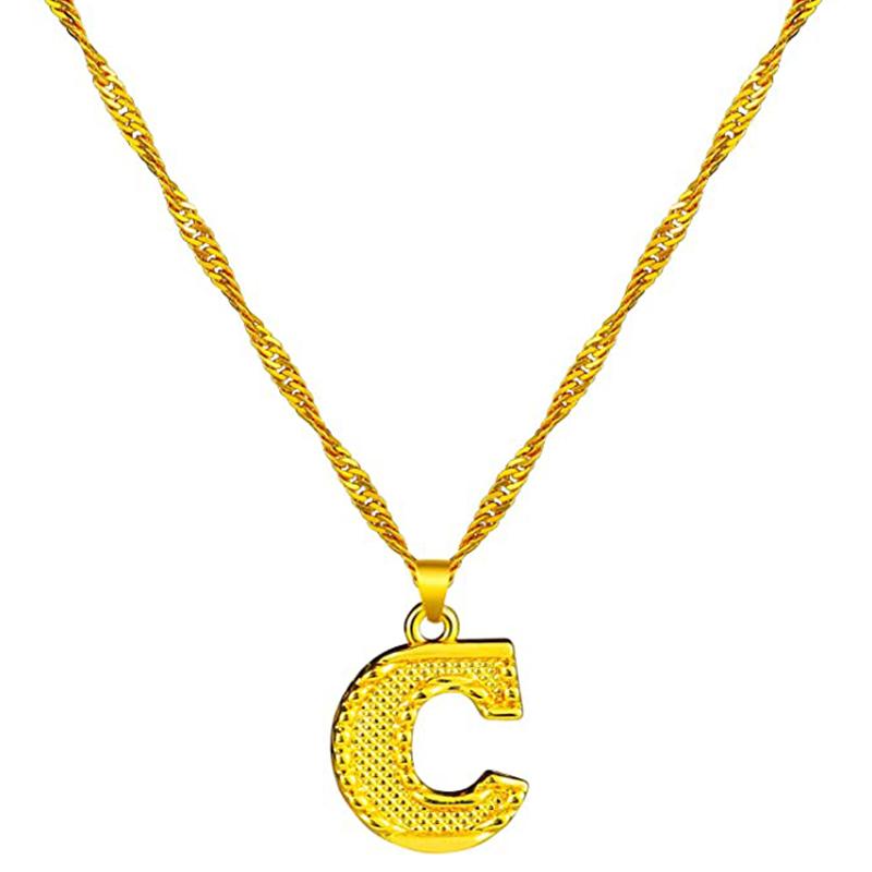 Avtoit | 18K gold-plated initial letter necklace