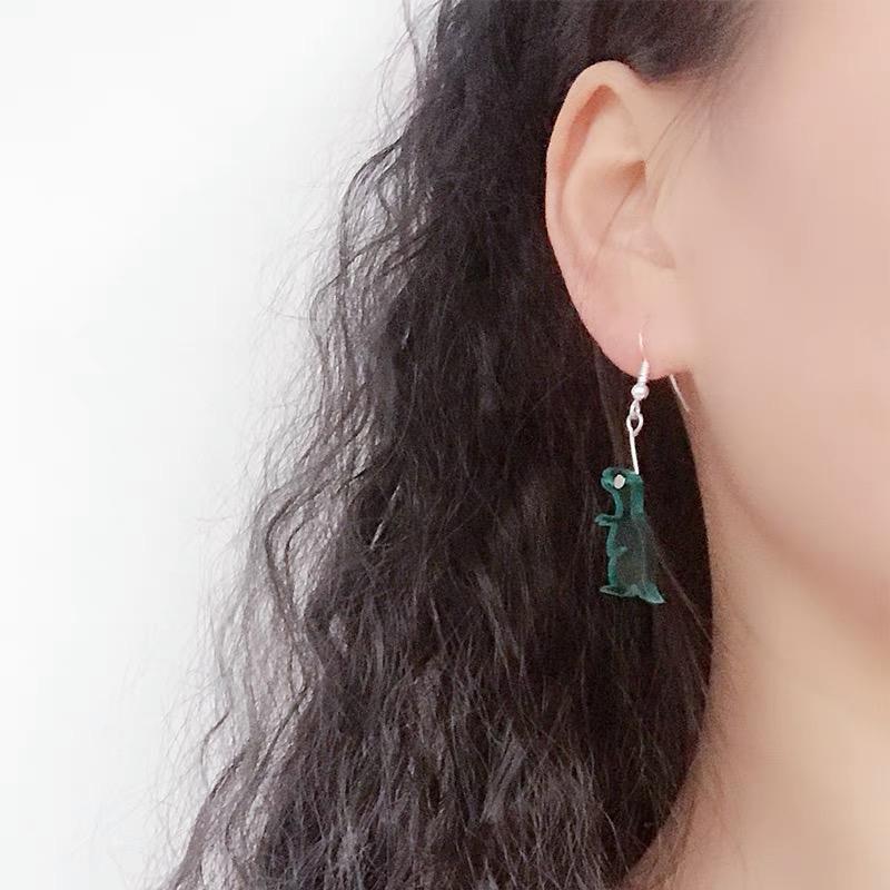 Avtoit | Acrylic Small Dinosaur Earrings