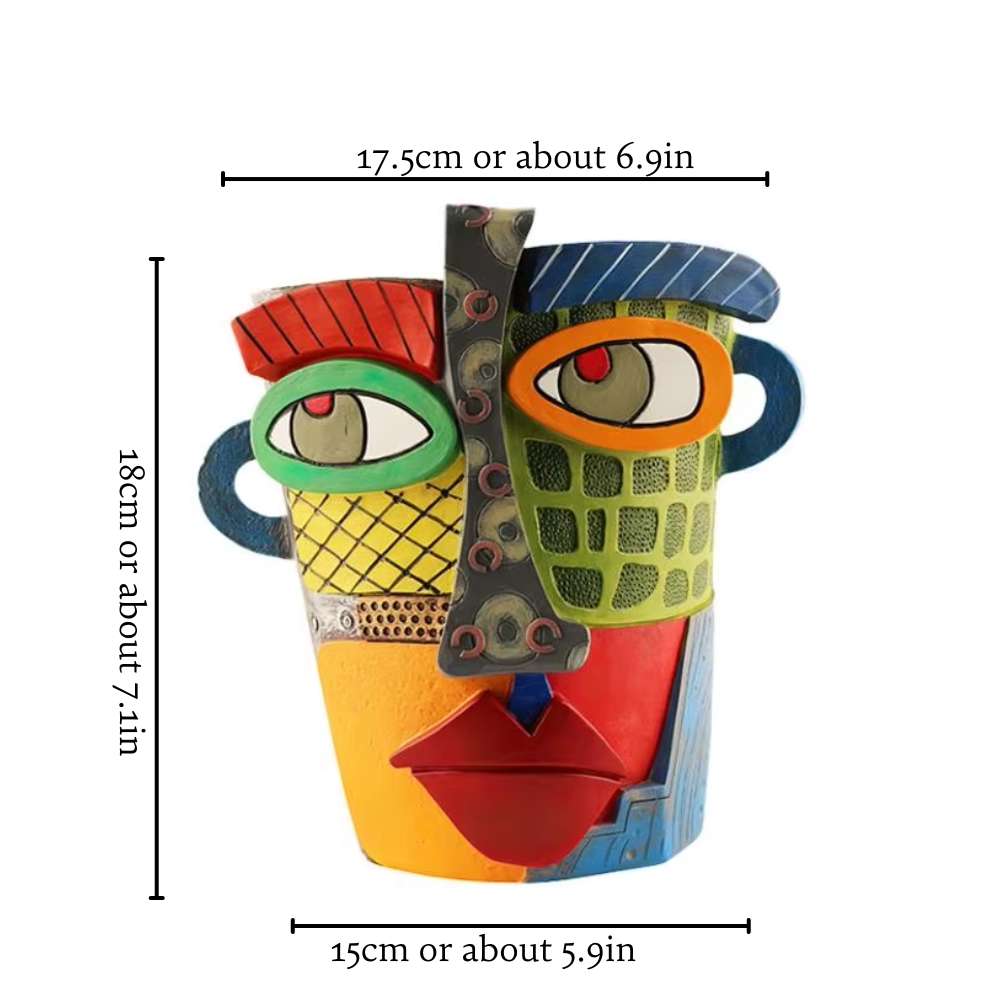Avtoit | Abstract Face Flower Pot