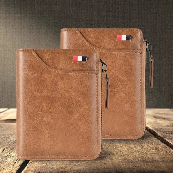 Avtoit | Men's multifunctional RFID-blocking, waterproof and durable PU leather wallet for men