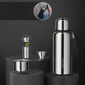 Avtoit | Insulated Thermos Water Bottle, with Tea Filter & Wide-mouth Opening, for Coffee, Tea & Cold Beverage