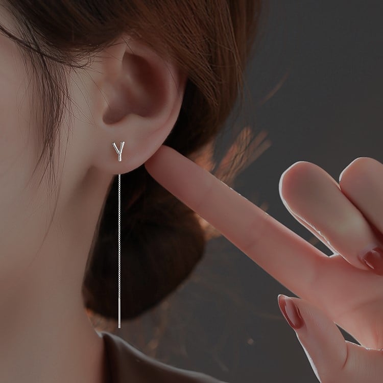 Avtoit | Shiny Alphabet Earrings