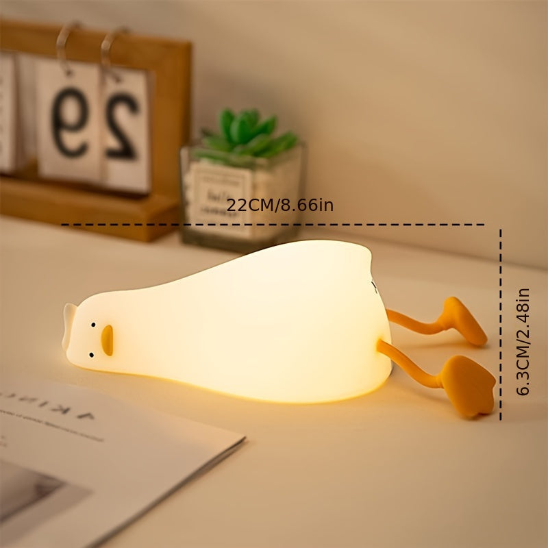 Avtoit | Sleeping Duck Lamp - Rechargeable Dimmable Silicone Night Light