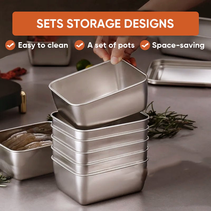 Avtoit | Stainless Steel Food Storage Container with Lid, Lunch, Snack Storage Box