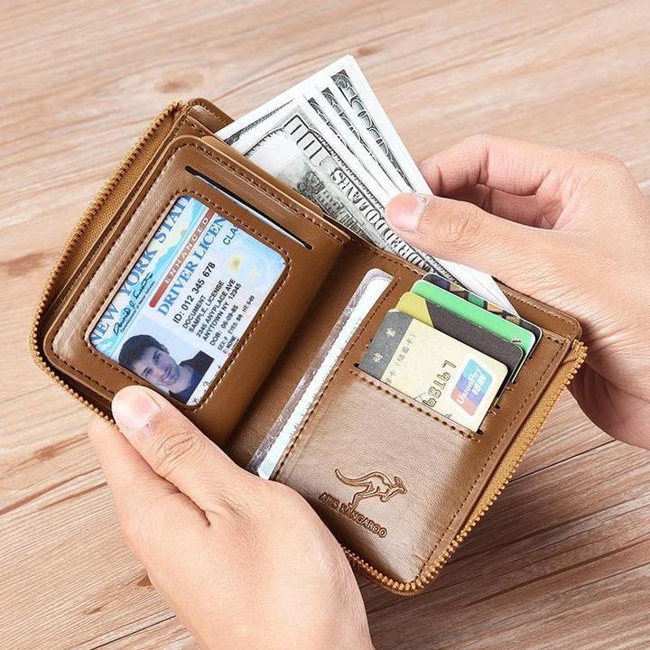 Avtoit | Men's Essentials-Multi-functional RFID Blocking Waterproof Durable PU Leather Wallet