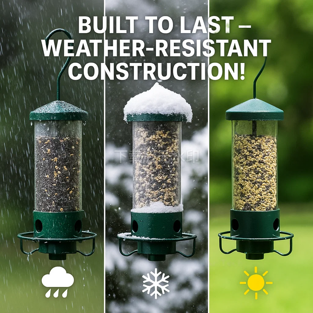 Avtoit | Squirrel Proof Bird Feeder | Heavy-Duty Metal, Multi-Feeding Ports & Ideal for Backyard Birdwatching