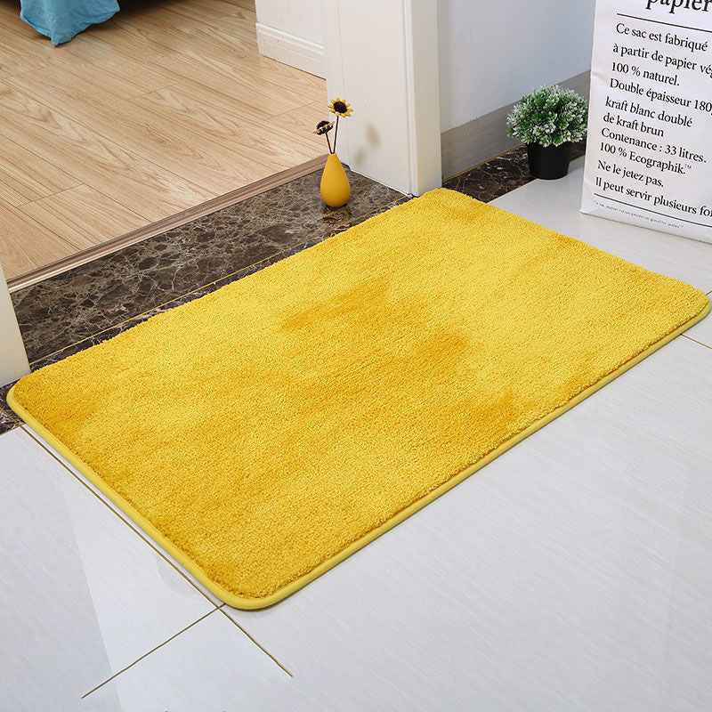 Avtoit | Feblilac Solid Color Tufted Bath Mat, Multiple Sizes Bath Mat, Pure Non-Slip Bath Mat
