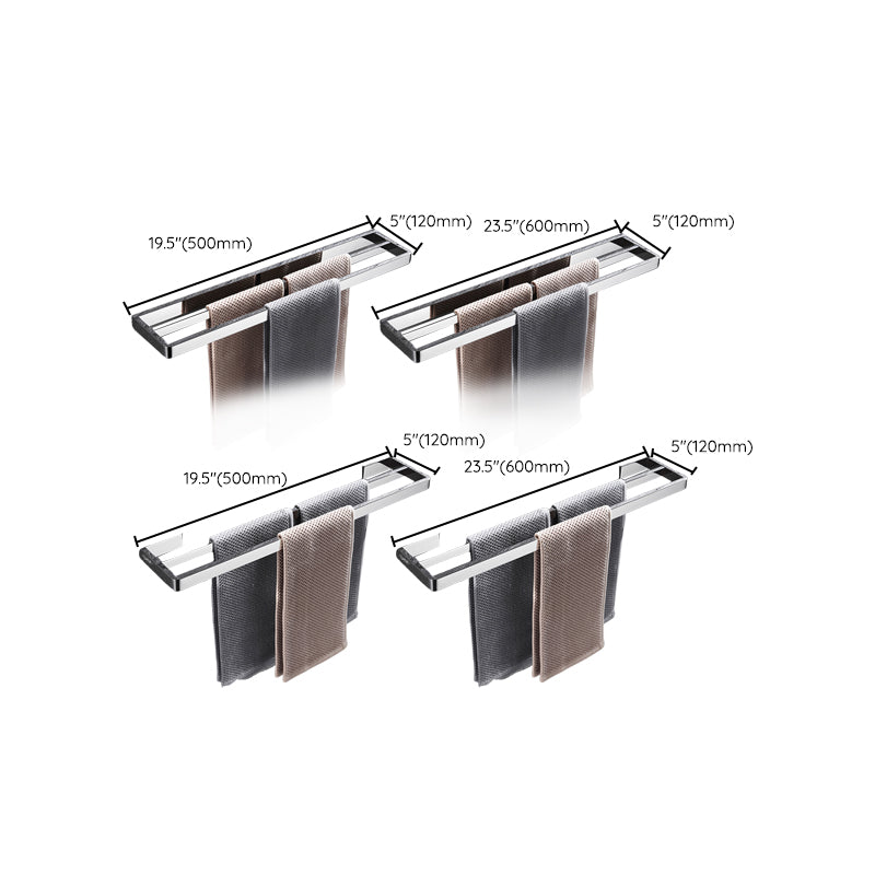 Avtoit | 5-piece modern bathroom accessories as single item or in set Polished chrome bathroom set