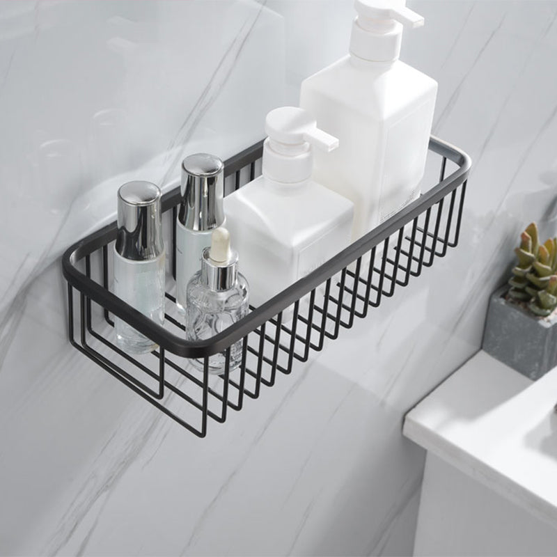 Avtoit | Gray 5-piece modern bathroom accessory set made of stainless steel
