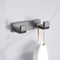 Avtoit | Gray 5-piece modern bathroom accessory set made of stainless steel