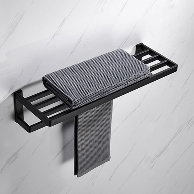 Avtoit | Matt Black 5-piece modern bathroom accessory as a single item or as a set with towel bar