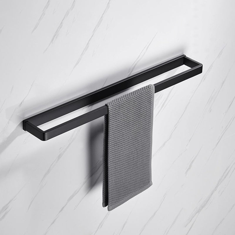 Avtoit | Matte Black 5-piece modern bathroom accessory as individual piece or as set with towel bar