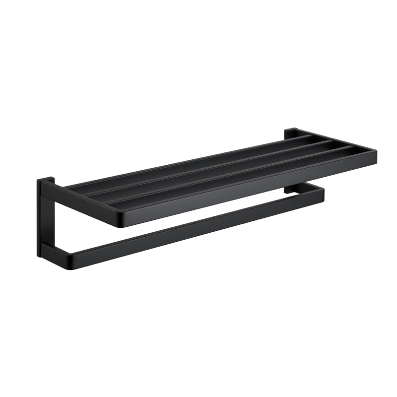 Avtoit | Matte Black 5-piece modern bathroom accessory as individual piece or as set with towel bar
