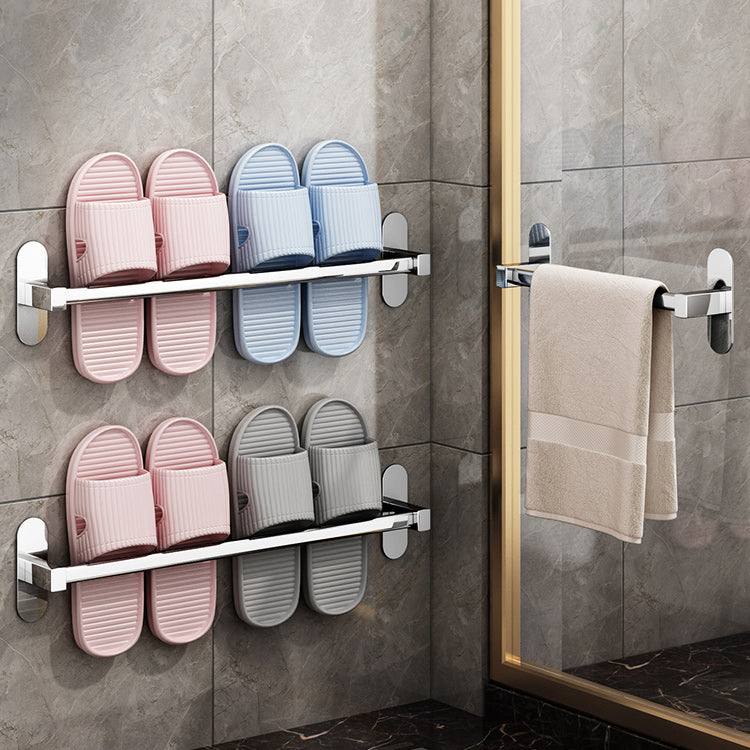 Avtoit | 2-Piece Stainless Steel Slip Resistant Modern Chrome Bathroom Hardware Set