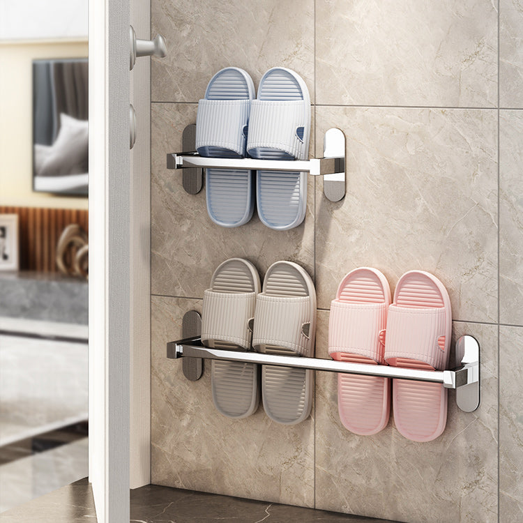 Avtoit | 2-Piece Stainless Steel Slip Resistant Modern Chrome Bathroom Hardware Set