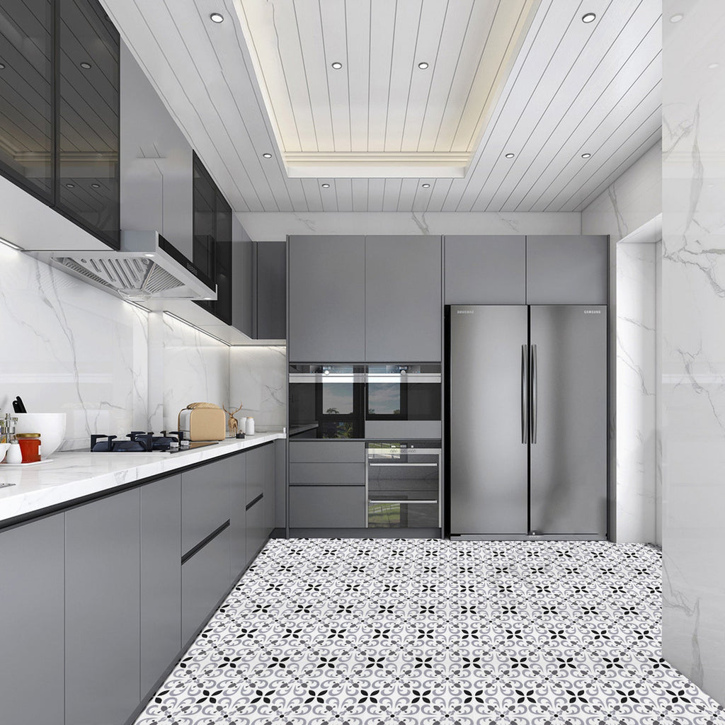 Avtoit | Peel & Stick Vinyl Flooring Lightly patterned vinyl flooring with a matte sheen