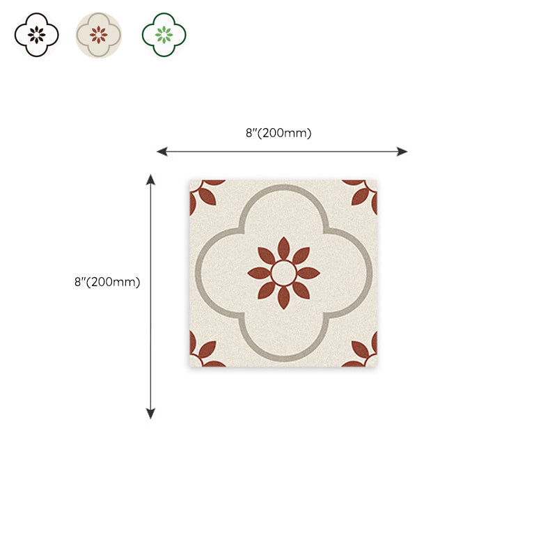 Avtoit | Peel & Stick Vinyl Floor Lightly patterned vinyl floor with straight edge