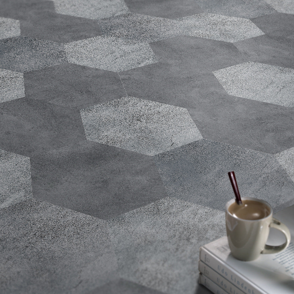 Avtoit | Peel and Stick Vinyl Floor Dark Matte Vinyl Floors with Stone Look