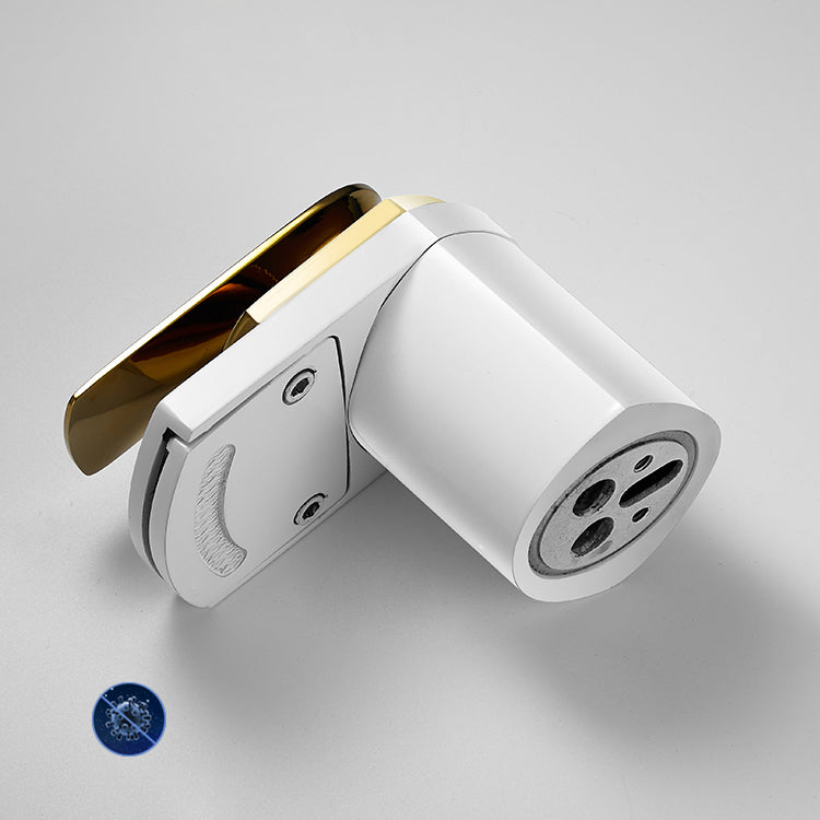 Avtoit | Bathroom Sink Faucet Lever Handle Brass Waterfall Spout Sink Faucet
