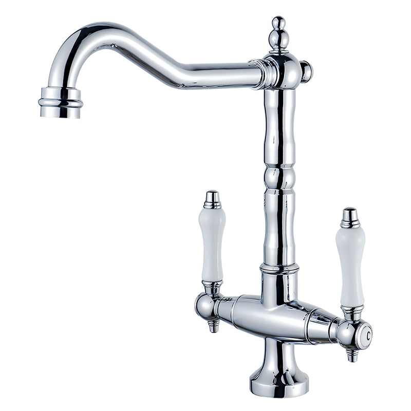 Avtoit | Traditional Kitchen Bar Faucet Double Handle High Arc No Sensor Bar Faucet