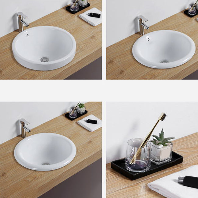 Avtoit | Contemporary oval wash stand ceramic metal undercounter basin