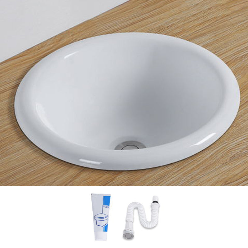 Avtoit | Contemporary oval wash stand ceramic metal undercounter basin