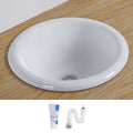 Avtoit | Contemporary oval wash stand ceramic metal undercounter basin