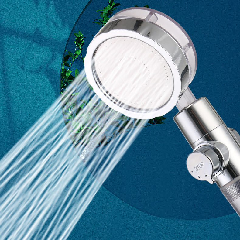 Avtoit | Creative Metal Shower Head Adjustable Water Flow Round Handheld Shower Head