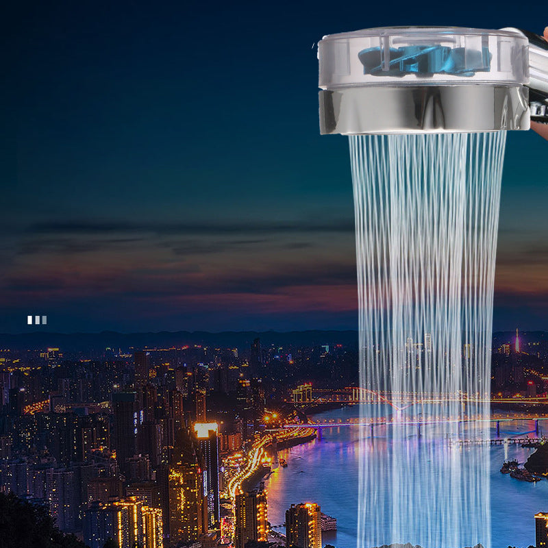 Avtoit | Creative Metal Shower Head Adjustable Water Flow Round Handheld Shower Head