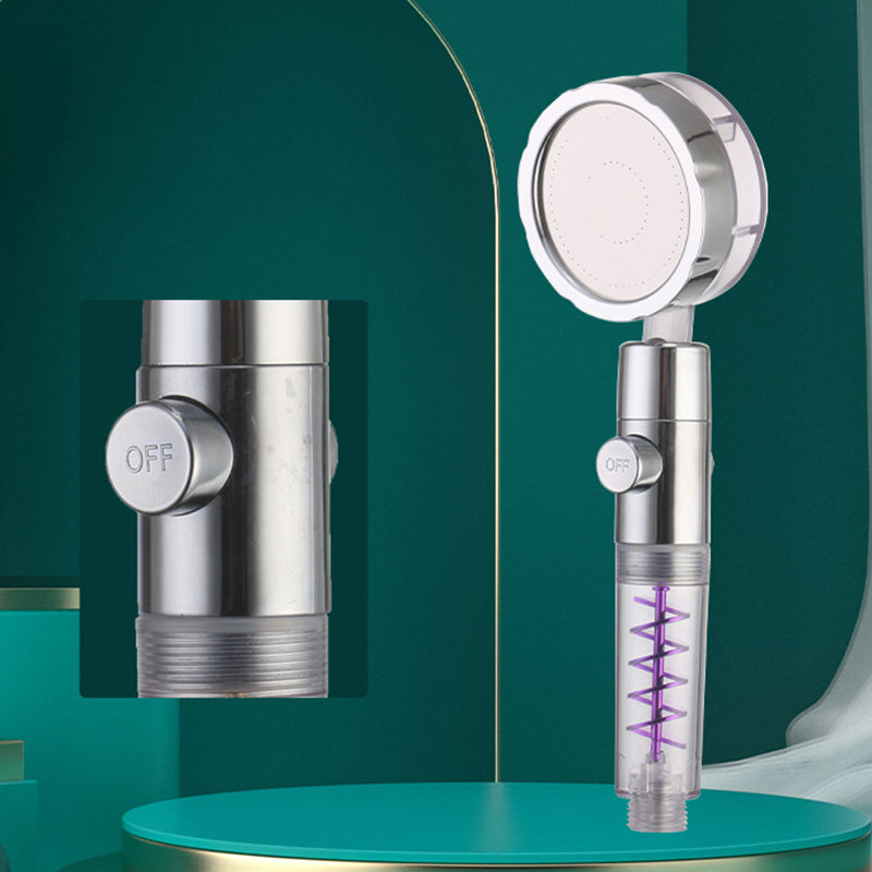 Avtoit | Creative Metal Shower Head Adjustable Water Flow Round Handheld Shower Head