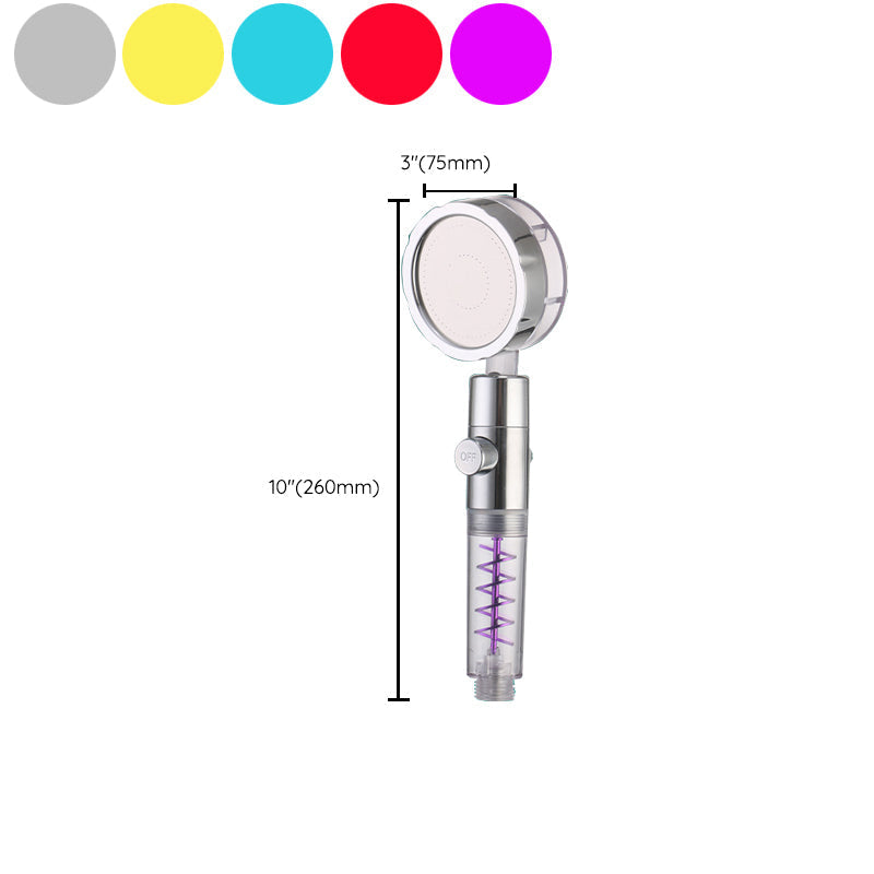 Avtoit | Creative Metal Shower Head Adjustable Water Flow Round Handheld Shower Head