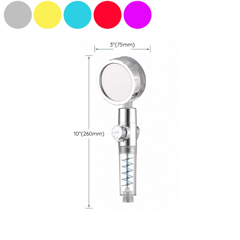 Avtoit | Creative Metal Shower Head Adjustable Water Flow Round Handheld Shower Head