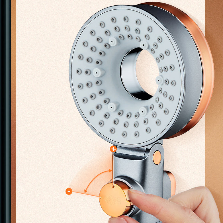 Avtoit | Reversible round shower head 3 spray types adjustable water flow handheld shower
