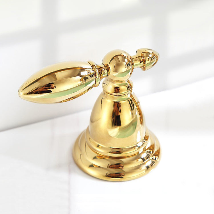Avtoit | European Style Widespread Sink Mixer Brass 2 Handle Bathroom Vessel Mixer with Hoses