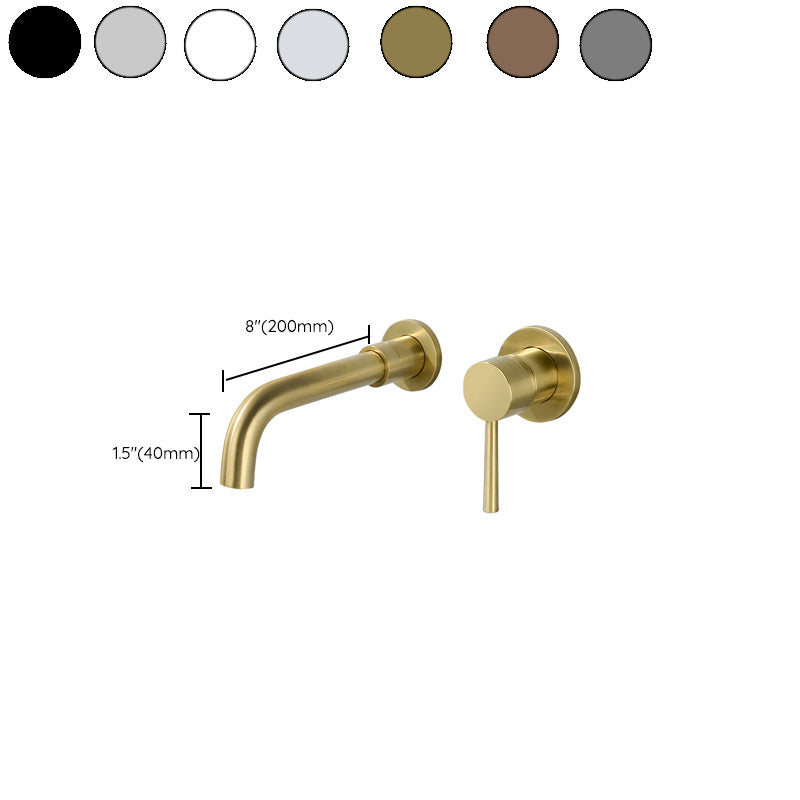 Avtoit | Modern Brass Roman Bathtub Faucet with 1 Lever Handle Bathtub Faucet