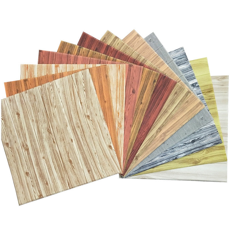Avtoit | Modern Tin Wall Paneling Smooth Wall Ceiling Wood Plank Set of 6
