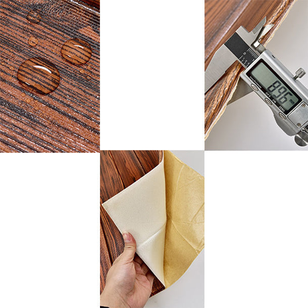 Avtoit | Modern Tin Wall Paneling Smooth Wall Ceiling Wood Plank Set of 6