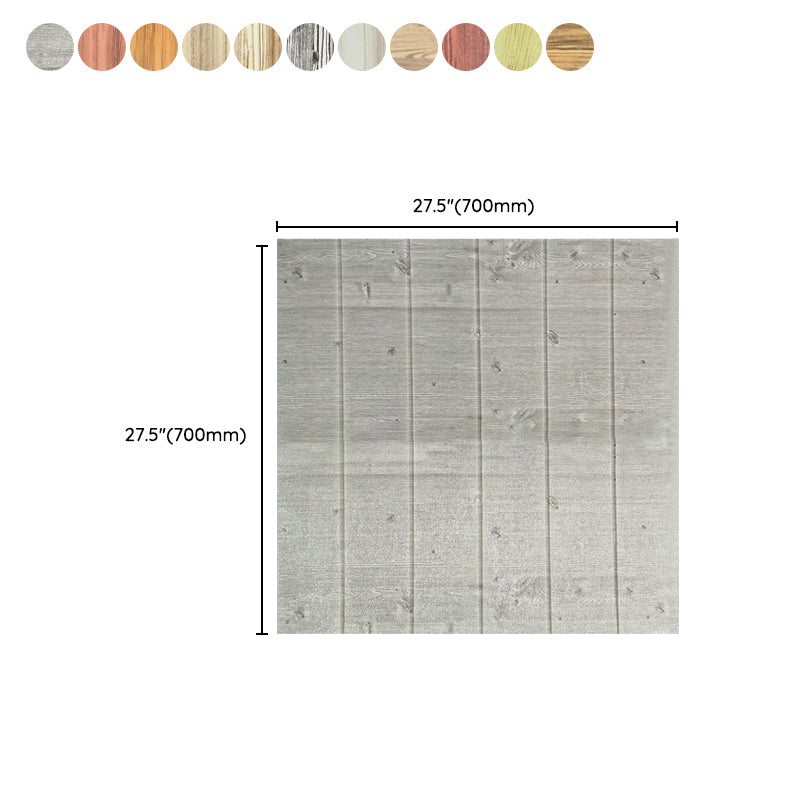 Avtoit | Modern Tin Wall Paneling Smooth Wall Ceiling Wood Plank Set of 6