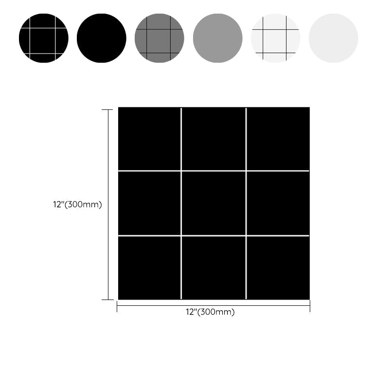 Avtoit | Plastic Square Peel & Stick Mosaic Tile Grid for Backsplash